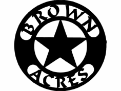 Arquivo dxf Brown Acres