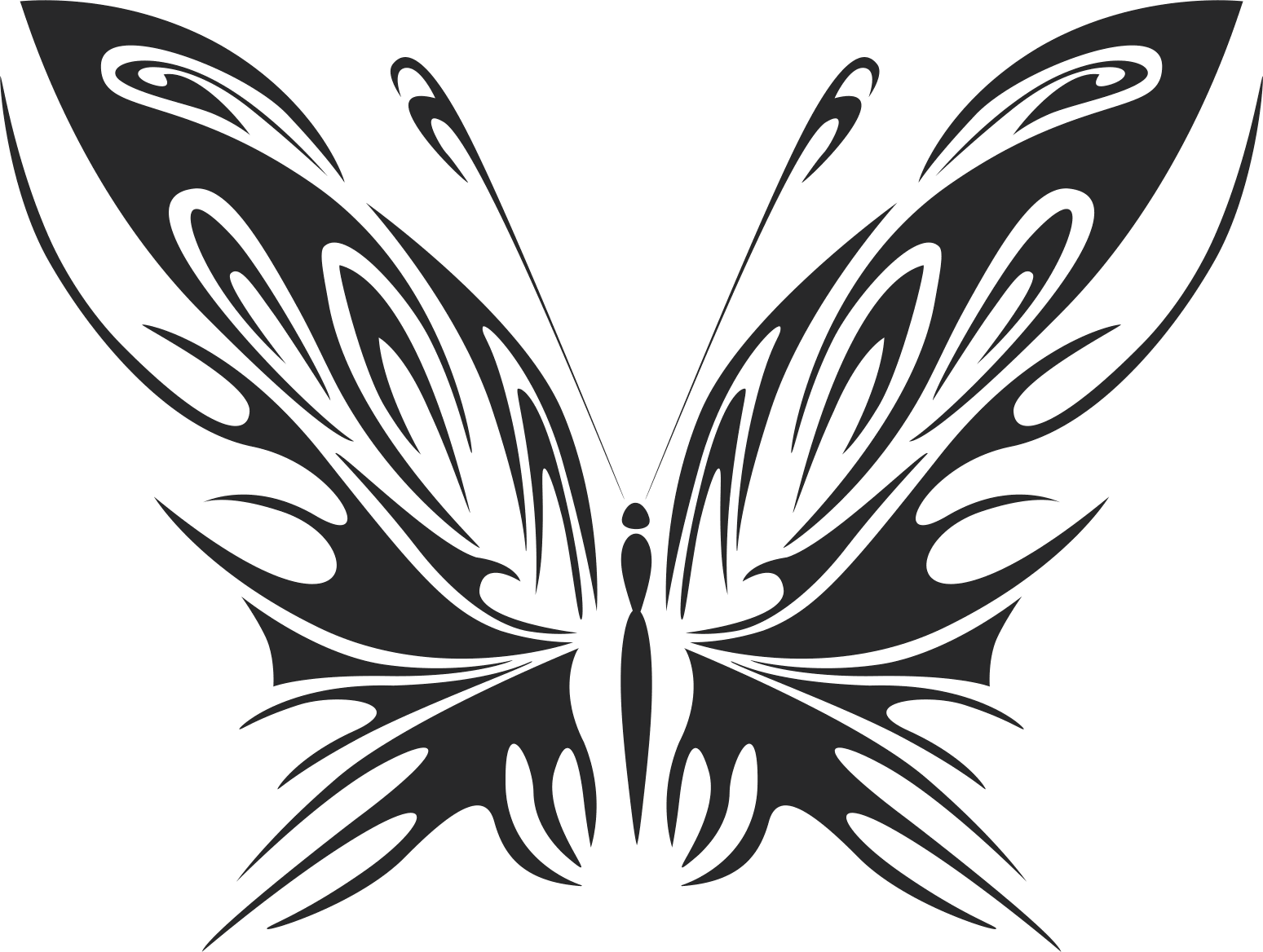 Бабочка вектор искусства 040