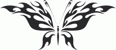 Clipart vectoriel papillon 045