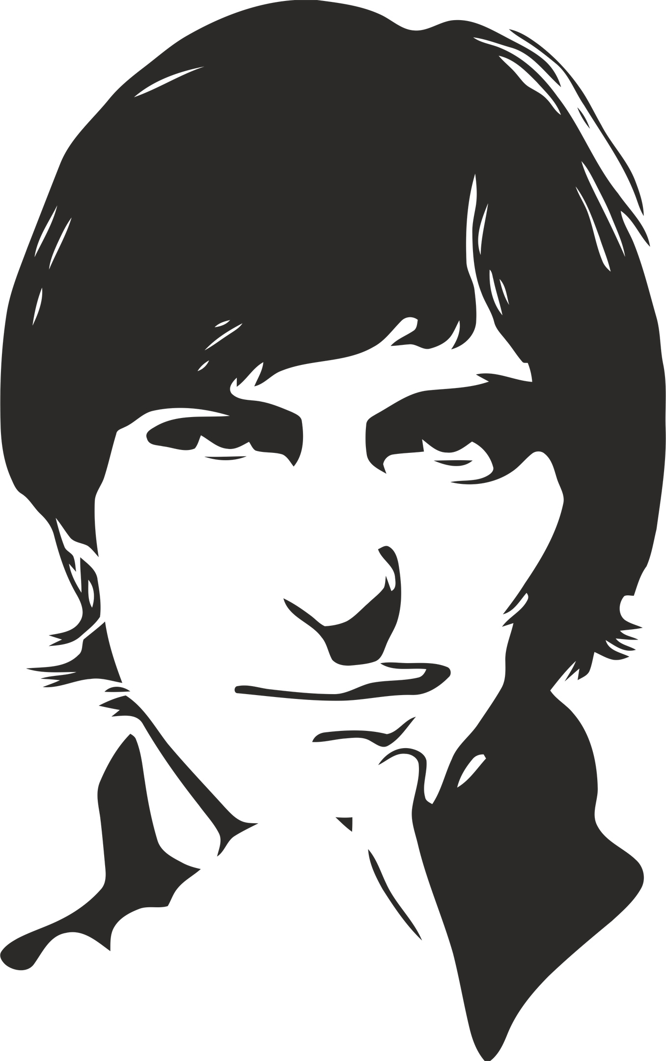 Estêncil Steve Jobs