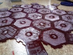 Lasercut Tiles For Settlers Of Catan