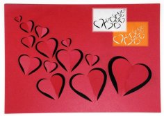 Valentine’s Day – Flying Hearts Paper Laser Cut