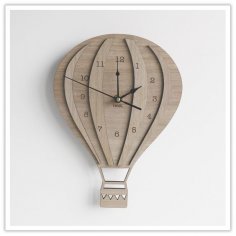 Ballon Clock Free Vector