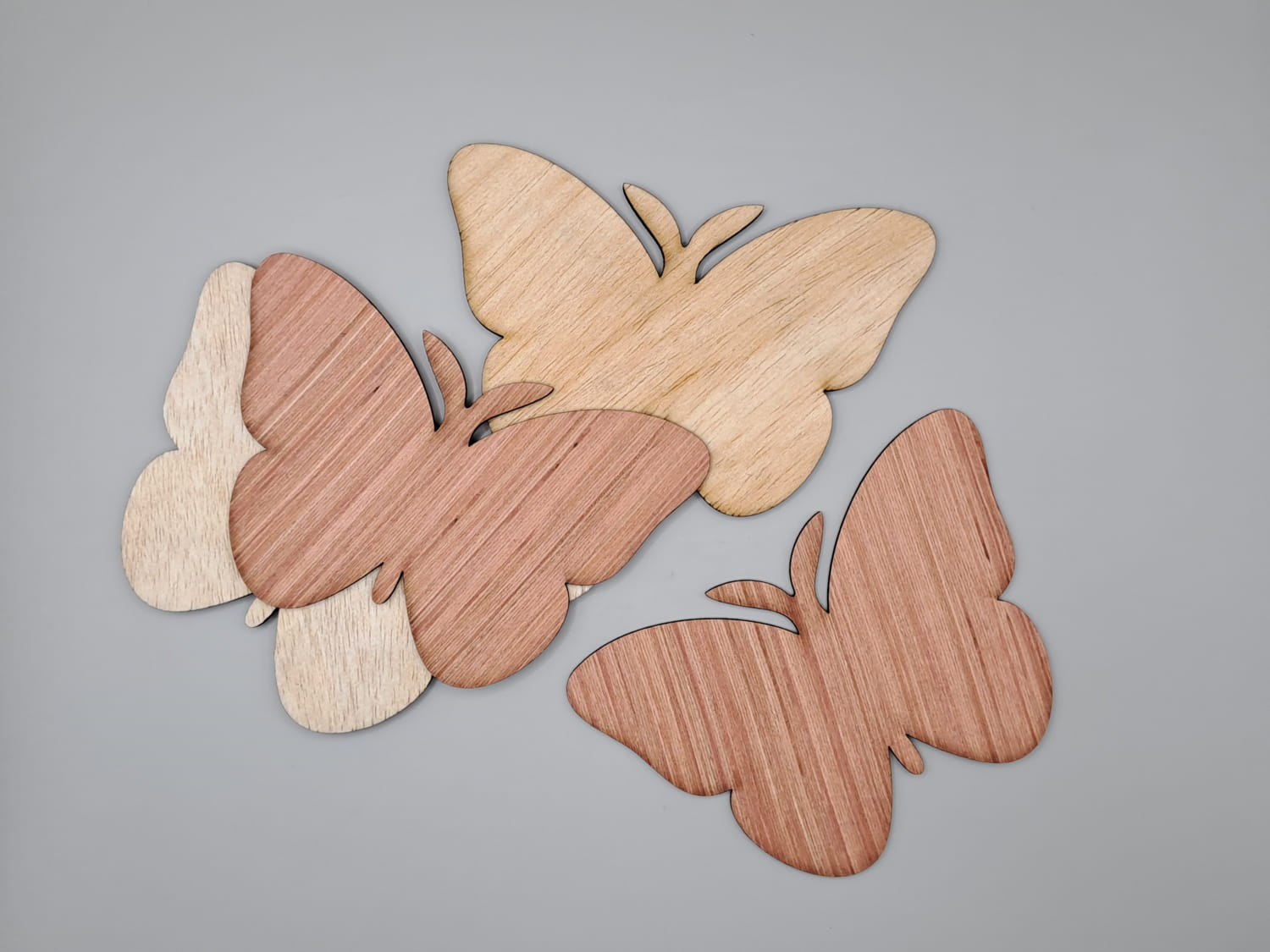 Laser Cut Butterfly Unfinished Wood Cutout Shape Free Vector