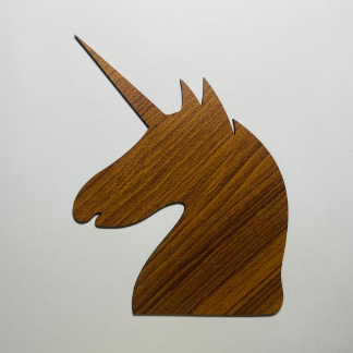 Laser Cut Unicorn Wood Cutout Unfinished Wood Craft Blank Free Vector