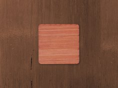 Laser Cut Rounded Corners Square Unfinished Wood Cutout Shape Free Vector