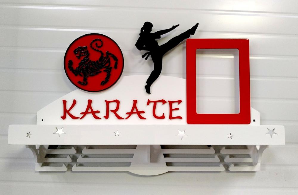Lasergeschnittener Karate-Sport-Medaillen-Aufhänger