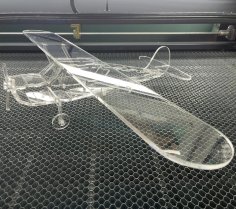 Puzzle 3D in acrilico per aerei leggeri tagliati al laser