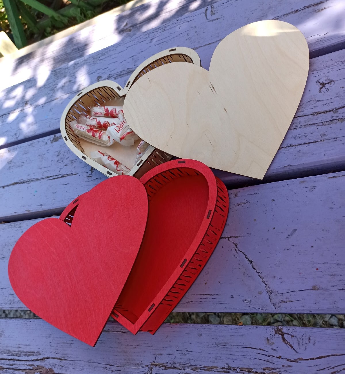 Laser Cut Love Box Heart Shaped Chocolate Box Free Vector