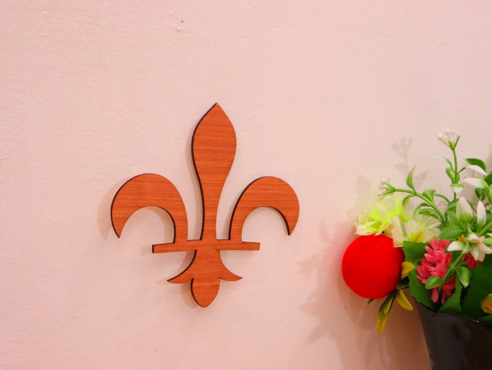 Laser Cut Fleur De Lis Wood Cutout Free Vector