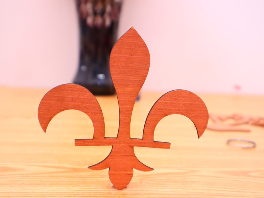 Laser Cut Fleur De Lis Wood Cutout Free Vector