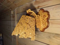 لامپ تزئینی چوبی برش لیزری