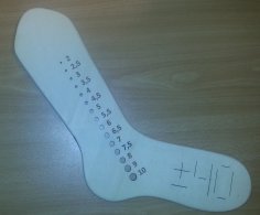 Laser Cut Sock Blockers Free Vector