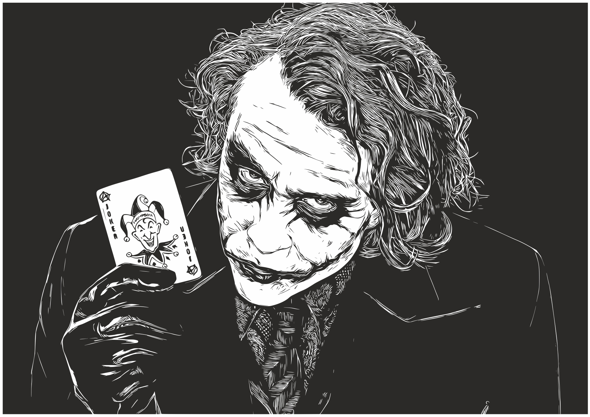 Lasergravur Joker