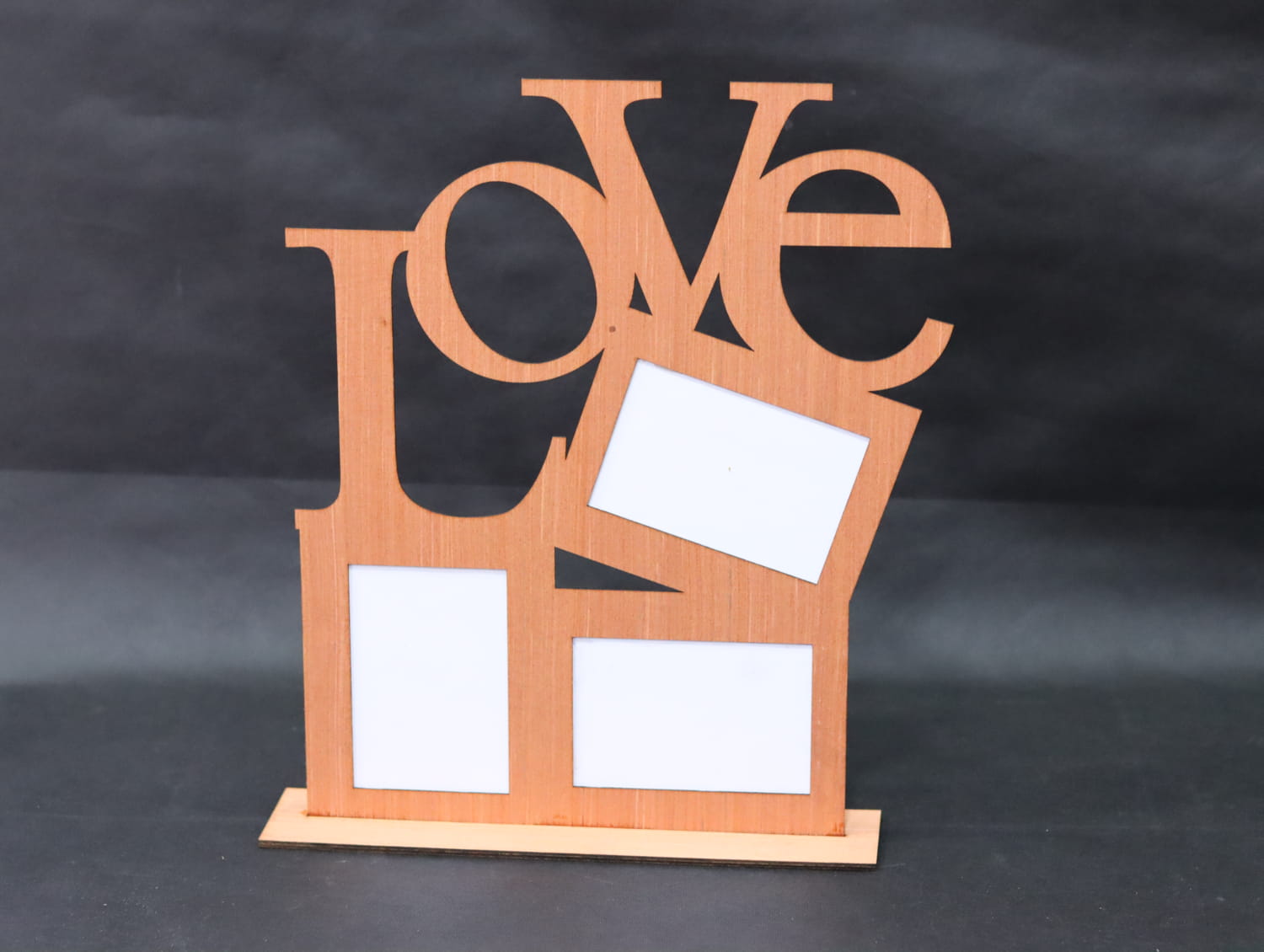 Laser Cut Love Picture Frame Free Vector