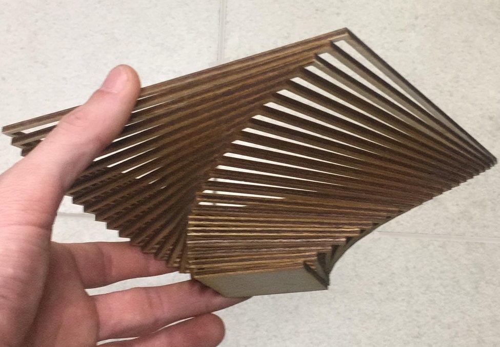 Laser Cut Decor Wooden Basket DXF File