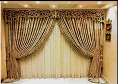 Decorative Curtain Border Design DXF File