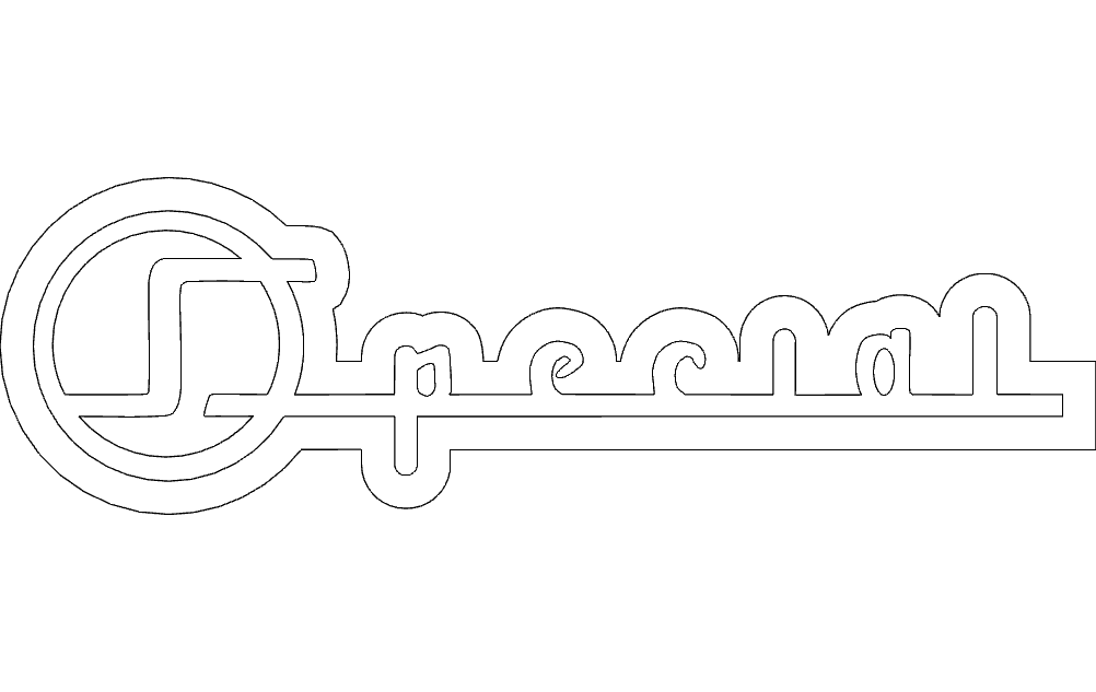 1955 Buick Special logo laterale dxf File