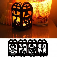 Halloween Lampe DXF-Datei