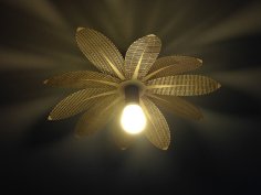 Lámpara láser de flores