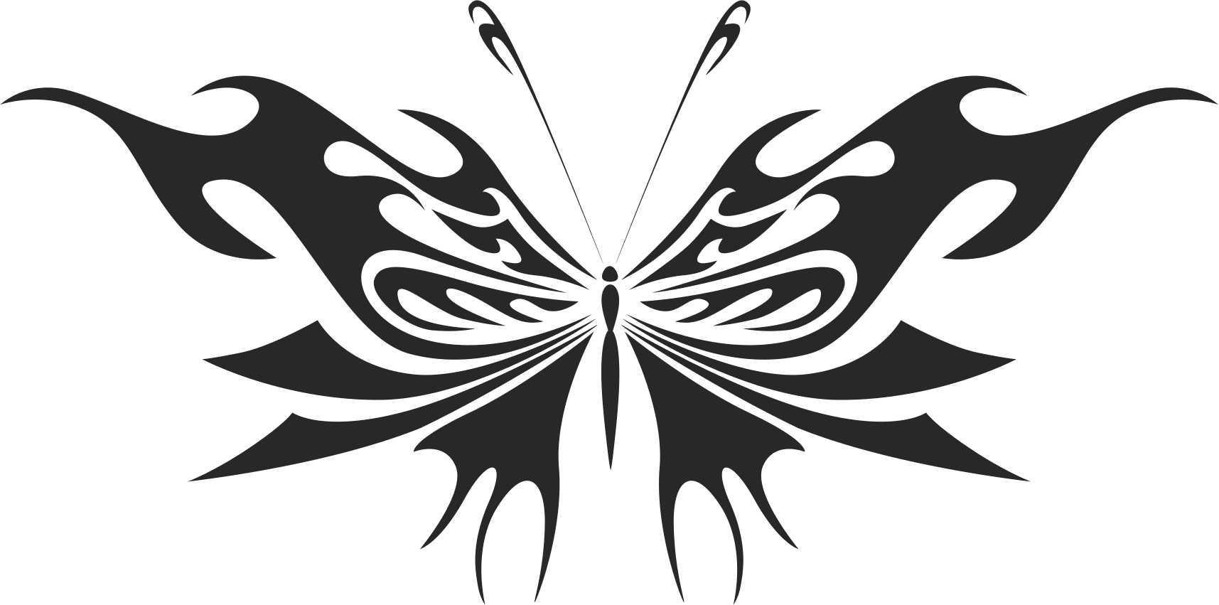 Племенной вектор бабочки 14