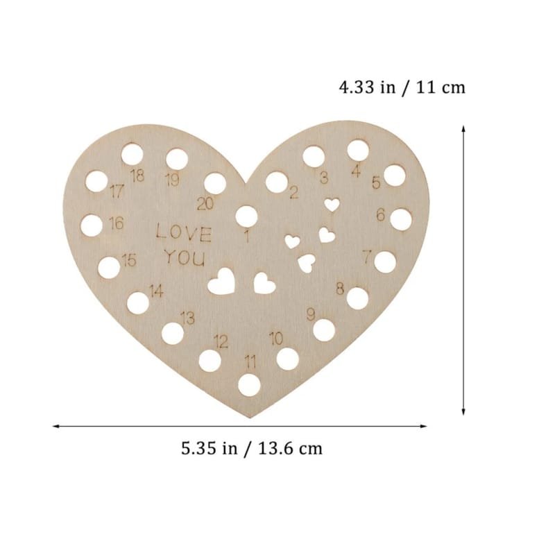 Laser Cut Embroidery Thread Storage Tool Winding Board Wooden Stitch Organizer