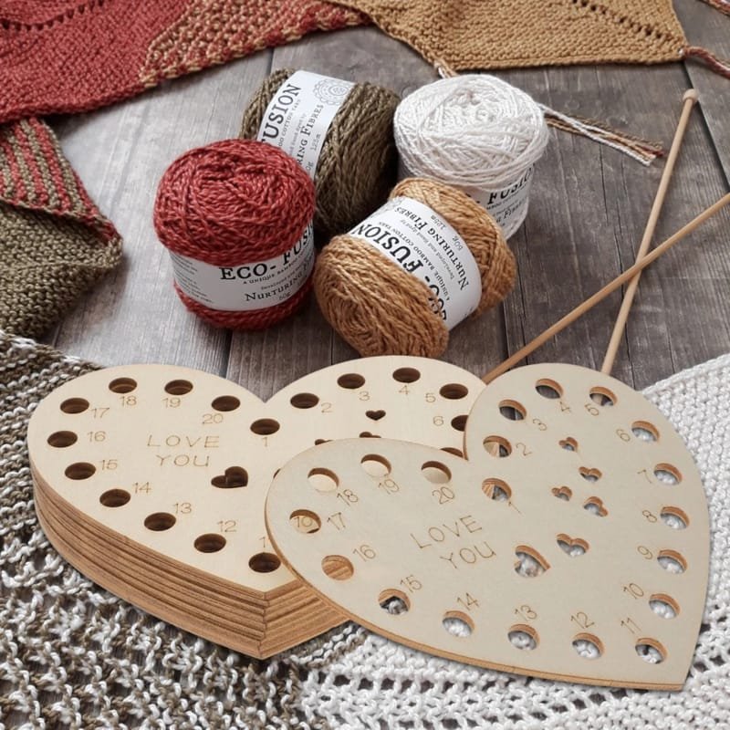Laser Cut Embroidery Thread Storage Tool Winding Board Wooden Stitch Organizer