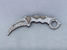 Laser Cut Karambit Knife Toy
