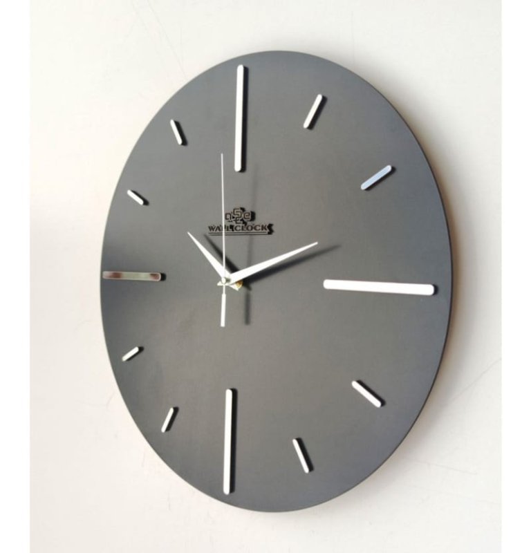 Laser Cut Decorative Wall Clock Minimalist Design