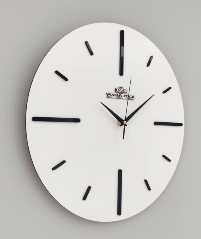 Laser Cut Decorative Wall Clock Minimalist Design