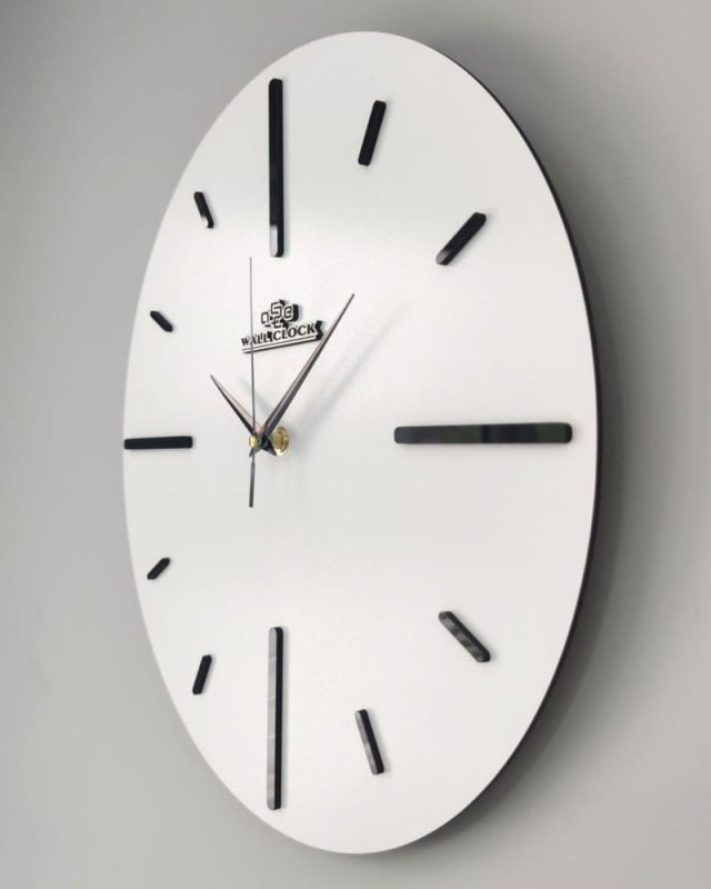 Laser Cut Decorative Wall Clock Minimalist Design