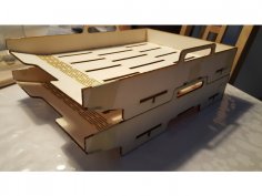 A4 Lade (Stackable Trays) dxf File