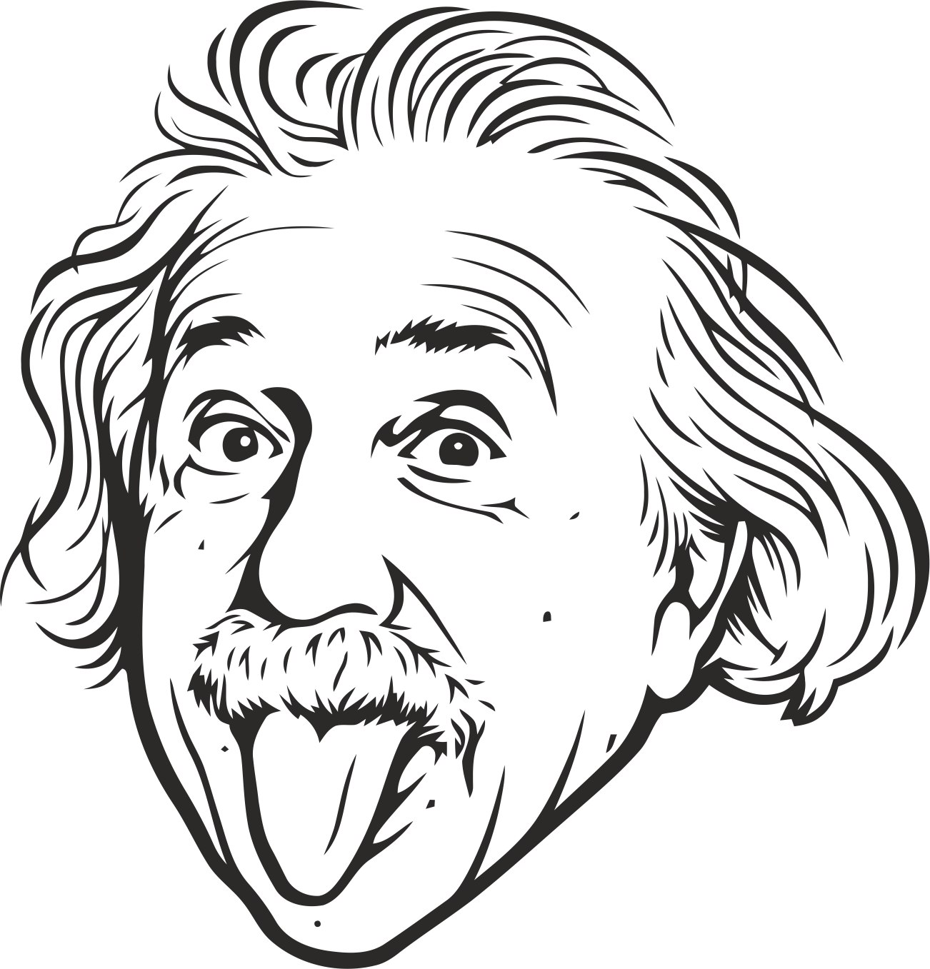 Albert Einstein vecteur