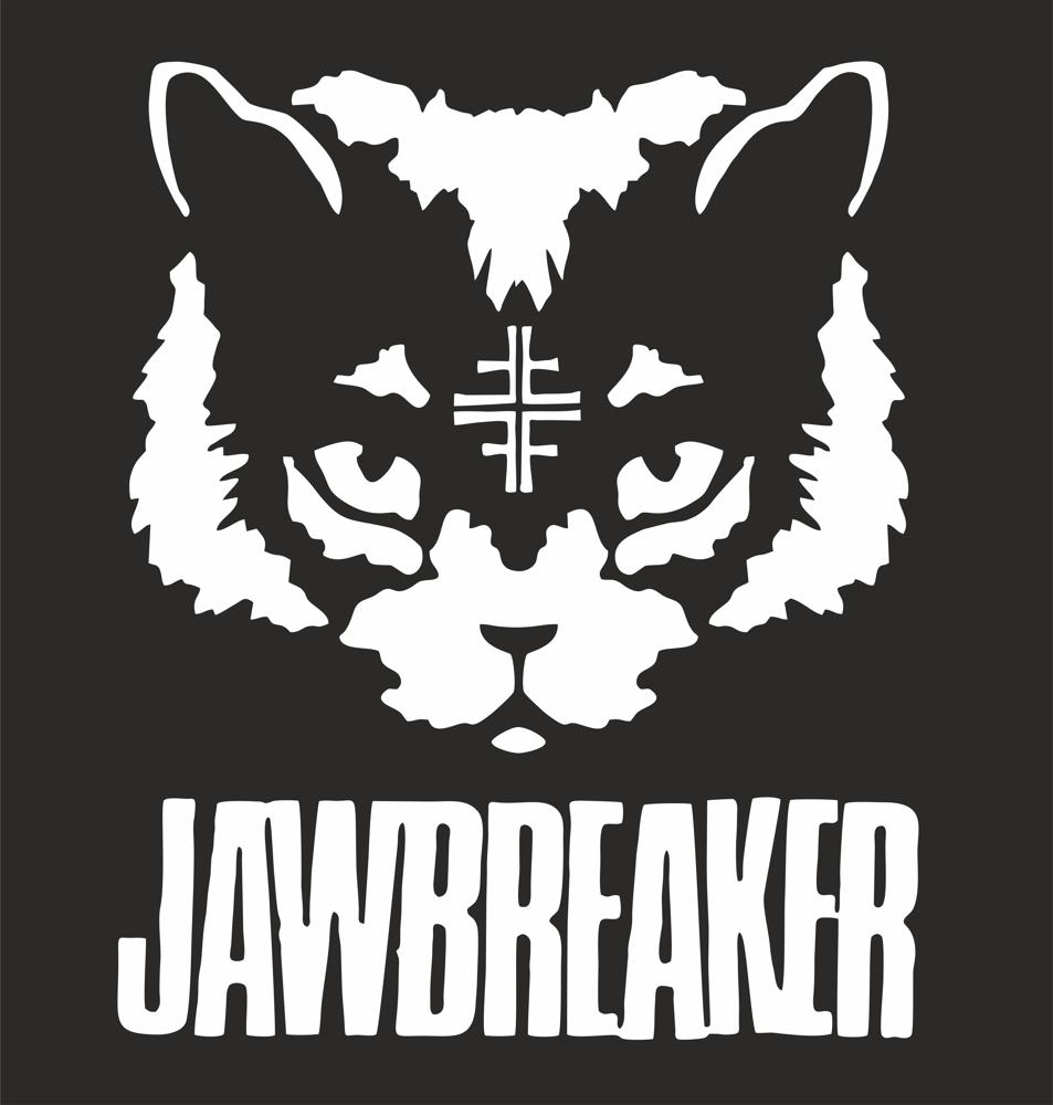 Jawbreaker-Katze-Aufkleber-Vektor