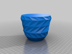 Twisted Flower Pot 3D Printer Model