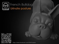 French Bulldog 3D Printer Model