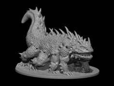 D&d Basilisk Miniature 3D Printer Model