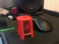 Plastic Chair Miniature 3D Printer Model