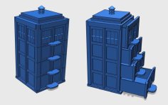 Organizer TARDIS 3D Printer Model