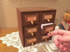 Card Catalogue 3D Printer Model