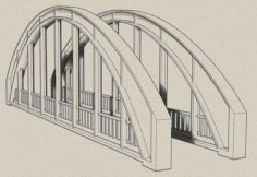 Train Bridge 3D Printer Model