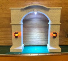 O Gauge Train Tunnel Entrance 3D Printer Model