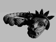 Quetzalcoatl The Feathered Snake 3D Printer Model