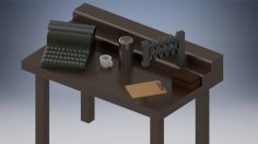 HO Scale Interior Furniture – Down By The Station 3D Printer Model