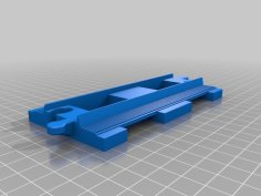 LEGO DUPLO Track Straight Supportless (long Bridges) 3D Printer Model