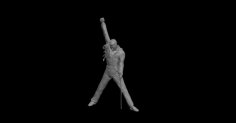 Freddie Mercury Sculpt 3D Printer Model