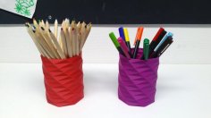 Pencil Holder 3D Printer Model