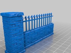 Stone Wall 3D Printer Model