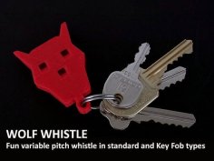 Wolf Whistles… Easy And Fun Multi Pitch Whistles! 3D Printer Model