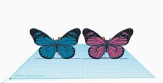 ButterFly Ring 3D Printer Model